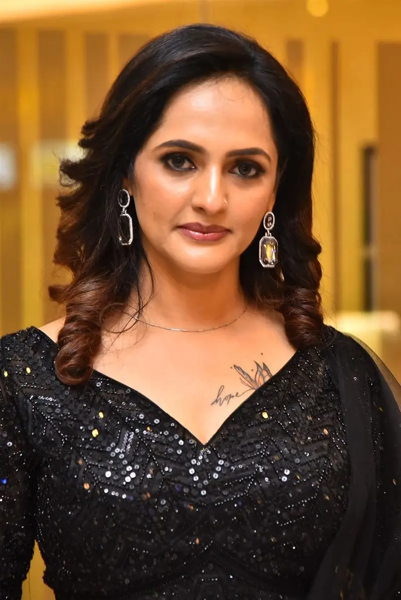 Telugu Actress Jyothi Rai Purvaj at A Master Piece Movie Launch Event